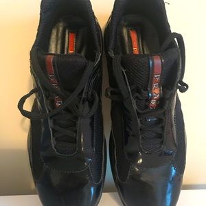 Prada Patent Leather Sneakers